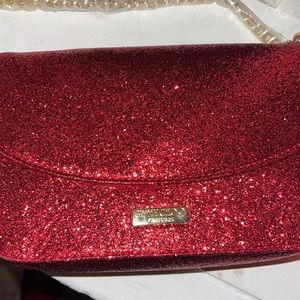 Jimmy Choo Red sparkly purse